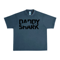 Midnight Navy Daddy Shark Urban Heavy Tee - Bettercallsaul