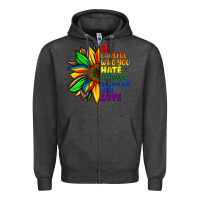 Charcoal Heather Be careful who you hate it could be someone you Zipper Hoodie - FaDigitalArtStudio