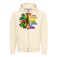 Sandshell Be careful who you hate it could be someone you Zipper Hoodie - FaDigitalArtStudio