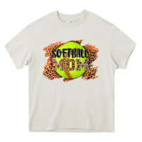 Cream softball mom Heavy Core Tee - AdoDesignShop