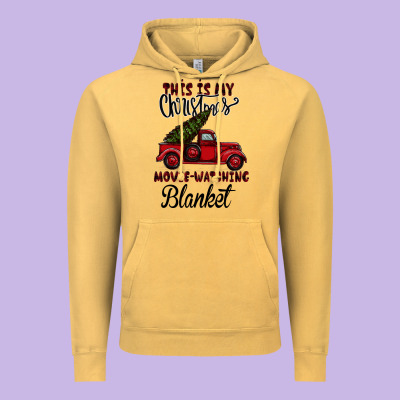 This Is My Christmas Movie Watching Blanket Vintage Hoodie Designed By Bettercallsaul