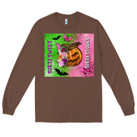 Chestnut Sorta sweet sorta spooky Long Sleeve Tee - NancyCooperArtShop