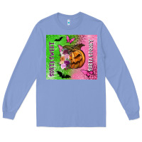 Colony Blue Sorta sweet sorta spooky Long Sleeve Tee - NancyCooperArtShop