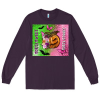 Plum Sorta sweet sorta spooky Long Sleeve Tee - NancyCooperArtShop
