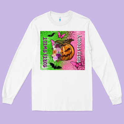 Sorta Sweet Sorta Spooky Long Sleeve Tee Designed By Nancycooperartshop