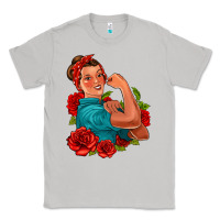 Hispanic Strong Woman With Roses Classic Tee | Teevron