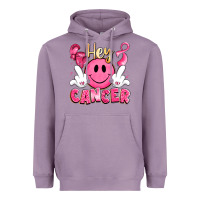 Lavender hey cancer with middle fingers Heavyweight Hoodie - LillyAllenDesigns
