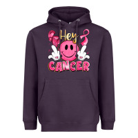 Plum hey cancer with middle fingers Heavyweight Hoodie - LillyAllenDesigns