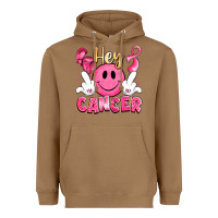 Toasted Coconut hey cancer with middle fingers Heavyweight Hoodie - LillyAllenDesigns