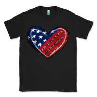 Black leopard with american flag Classic Tee - RanaPortraitStore