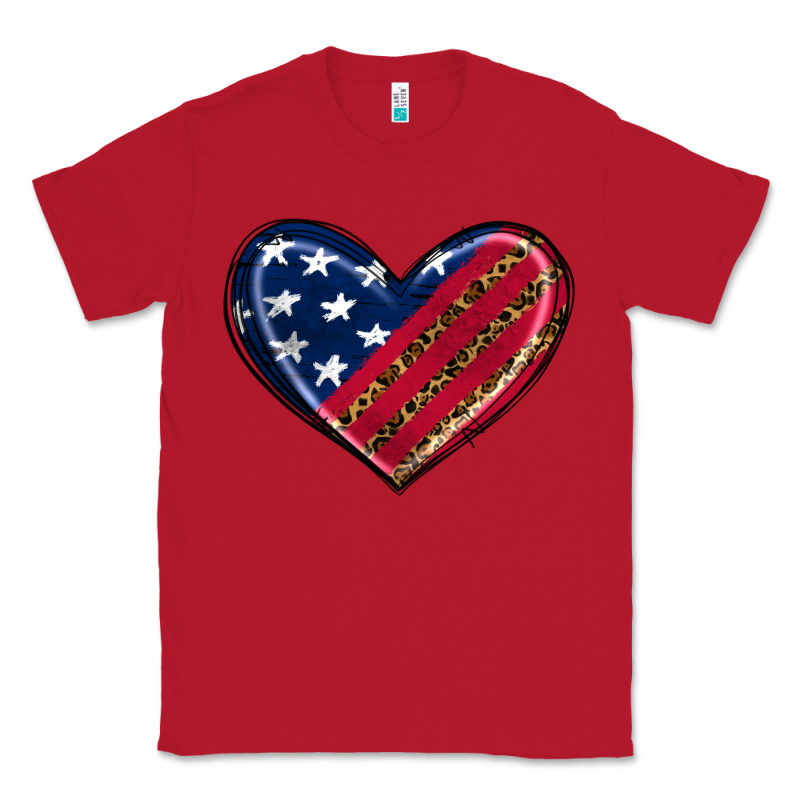Leopard With American Flag Classic Tee by RanaPortraitStore | Teevron