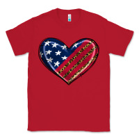 Red leopard with american flag Classic Tee - RanaPortraitStore