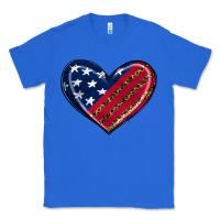 True Royal leopard with american flag Classic Tee - RanaPortraitStore