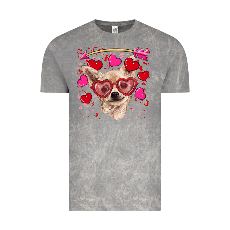 Valentine's Day  Chihuahua Vintage Tee by RanaPortraitStore | Teevron