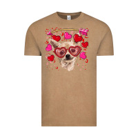 Vintage Coffee valentine's day  chihuahua Vintage Tee - RanaPortraitStore