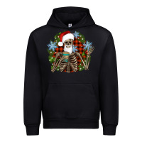 Black Santa skeleton christmas Urban Hoodie - Artiststas