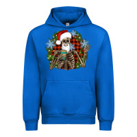 Cobalt Santa skeleton christmas Urban Hoodie - Artiststas