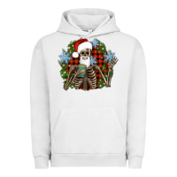 Pigment Lunar Rock Santa skeleton christmas Urban Hoodie - Artiststas