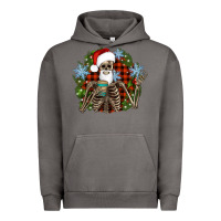 Pigment Tornado Santa skeleton christmas Urban Hoodie - Artiststas
