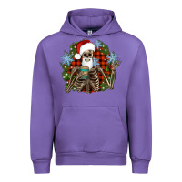 Tulip Santa skeleton christmas Urban Hoodie - Artiststas