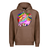 Chestnut Pride unicorn Premium Hoodie - FaDigitalArtStudio