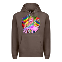 Coffee Pride unicorn Premium Hoodie - FaDigitalArtStudio