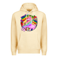 Pina Colada Pride unicorn Premium Hoodie - FaDigitalArtStudio