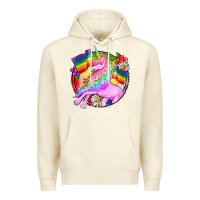 Sandshell Pride unicorn Premium Hoodie - FaDigitalArtStudio
