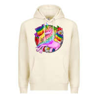 Tofu Pride unicorn Premium Hoodie - FaDigitalArtStudio