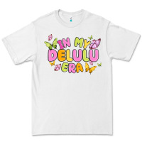 White in my delulu era Premium Tee - MaliasSmallBusiness