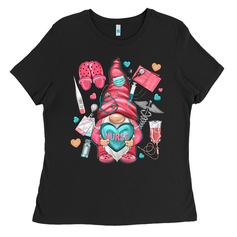 Nurse With Heart Ladies Tee by NancyCooperArtShop | Teevron