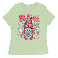 Matcha nurse with heart Ladies Tee - NancyCooperArtShop