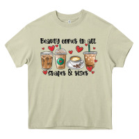 Mossy beauty comes in all shapes and sizes coffee Heavy Core Tee - MaliasSmallBusiness