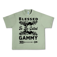 Oil Green Blessed To Be Called Gammy Urban Heavy Tee - Bettercallsaul