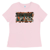 Bubblegum Pink Cowhide is the New Black Ladies Tee - Jasminsmagicworld