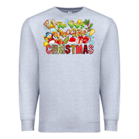 Heather Grey The Boy Who Stole Christmas Premium Sweatshirt - CowhideDigitalArt