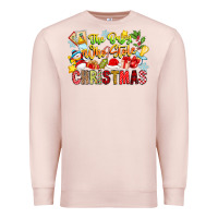 Pale Pink The Boy Who Stole Christmas Premium Sweatshirt - CowhideDigitalArt