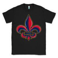 Black louisiana fleur de lis Classic Tee - BarkalooDesign