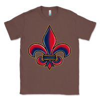 Chestnut louisiana fleur de lis Classic Tee - BarkalooDesign