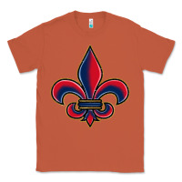 Copper louisiana fleur de lis Classic Tee - BarkalooDesign