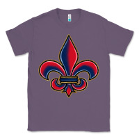 Lavender louisiana fleur de lis Classic Tee - BarkalooDesign