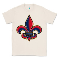Natural louisiana fleur de lis Classic Tee - BarkalooDesign