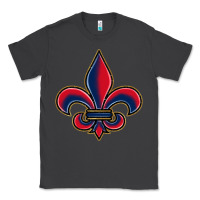 Smoke louisiana fleur de lis Classic Tee - BarkalooDesign
