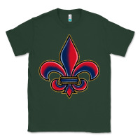 Sports Green louisiana fleur de lis Classic Tee - BarkalooDesign