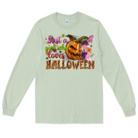 Matcha Just a girl who loves Halloween Long Sleeve Tee - NancyCooperArtShop