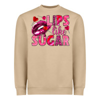 Mushroom Lips like sugar Valentine's Day Heavyweight Sweatshirt - HowdyJamesFarm