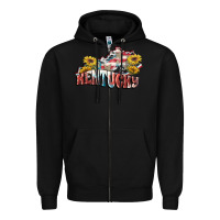 Black kentucky 4th of july Zipper Hoodie - FaDigitalArtStudio