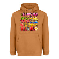 Meerkat a Teacher Takes a Hand Opens a mind and Touches A Heavyweight Hoodie - CowhideDigitalArt