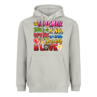 Moon Dust a Teacher Takes a Hand Opens a mind and Touches A Heavyweight Hoodie - CowhideDigitalArt