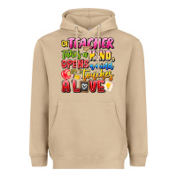 Mushroom a Teacher Takes a Hand Opens a mind and Touches A Heavyweight Hoodie - CowhideDigitalArt